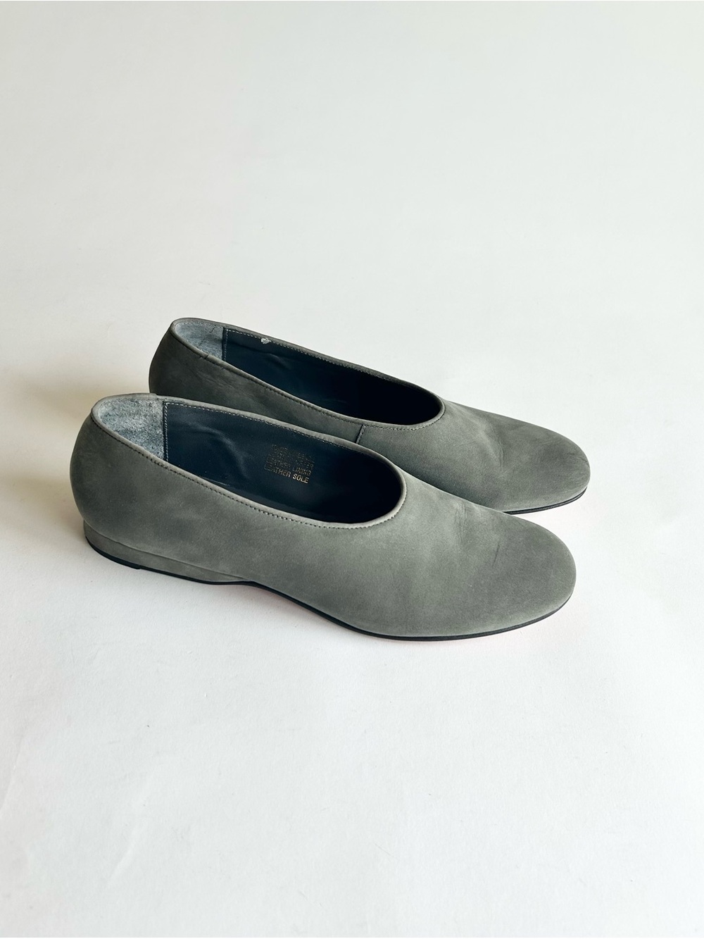 J. Jill Olive Green Suede Genuine Leather Loafers size 8.5